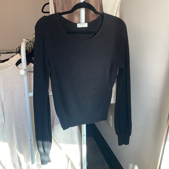 Babaton Sweaters - Babaton Cuff Sleeve Sweater